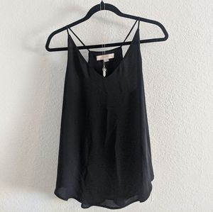 🎉Closet Clean-Out!!🎉Black Ann Taylor Loft Small Strap Top Small